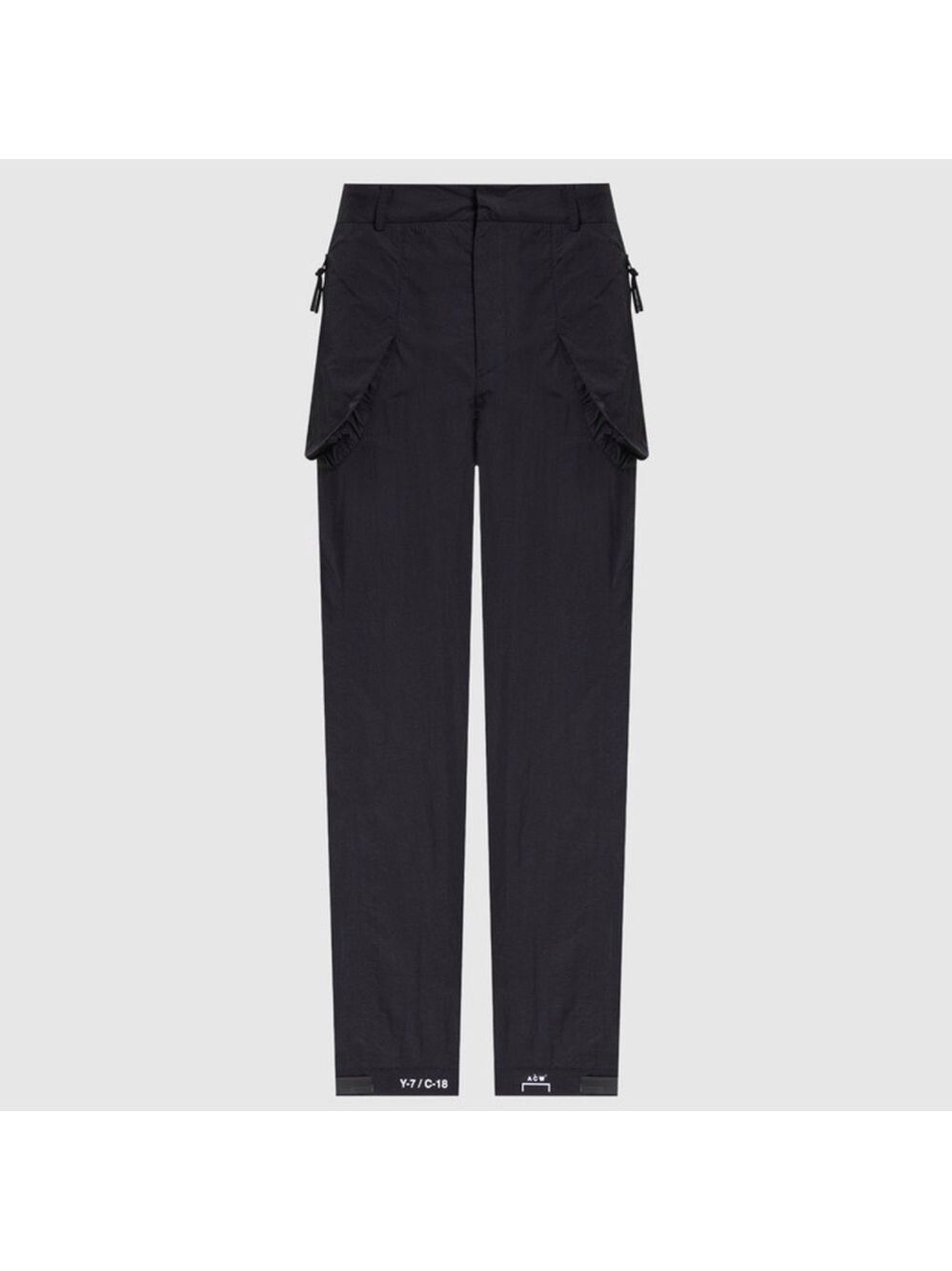 NEW - A-COLD-WALL System StraightLeg, Patch Pockets, Recycled Fabric Black Pants